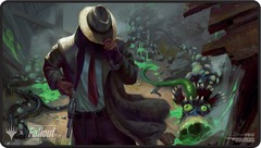 PLAYMAT MTG FALLOUT X BLACK STITCH